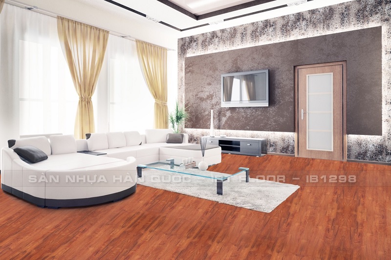 Giá sàn nhựa dán keo 2019